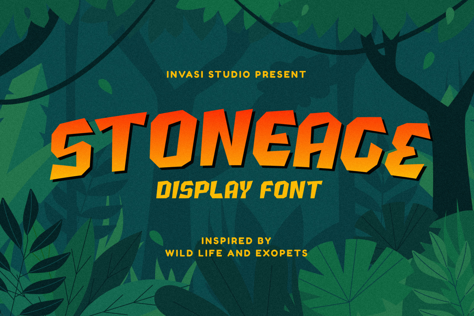 Stoneage | Display Font Stoneage | Display Font