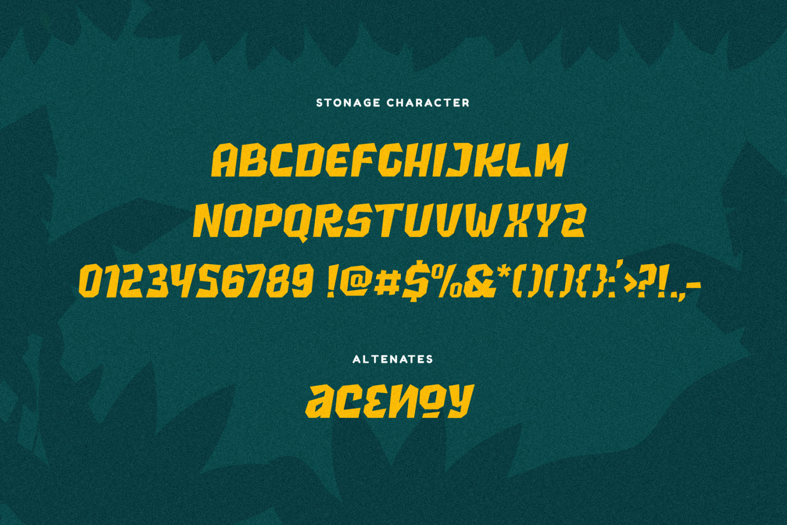 Stoneage | Display Font