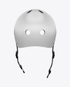 Skateboard Helmet Mockup - Back View