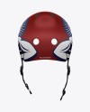 Skateboard Helmet Mockup - Back View