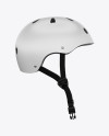 Skateboard Helmet Mockup - Side View