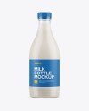 Plastic Milk Bottle Mockup