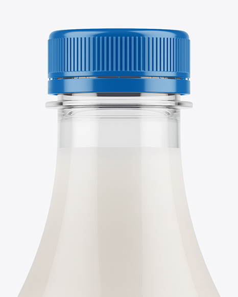 Plastic Milk Bottle Mockup