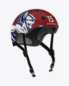 Skateboard Helmet Mockup - Right Hald Side View