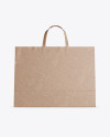 Kraft Paper Shopping Bag Mockup - Front View