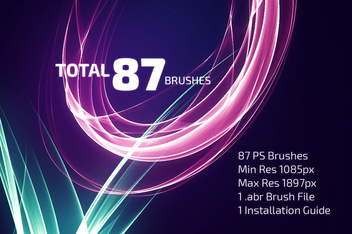 87 Abstract Motion Brush Pack