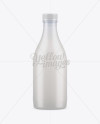 Frosted Plastic Milk Bottle Mockup