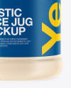 Plastic Juice Jug Mockup