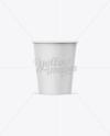 Paper Cup Mockup - Front View