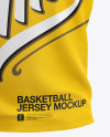 Basketball Jersey with V-Neck Mockup - Front View