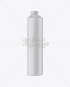 Matte Plastic Bottle Mockup