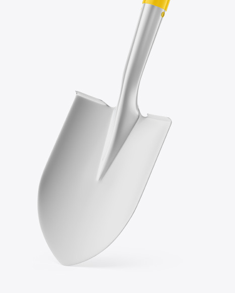 Metallic Shovel W/ Glossy Handle Mockup