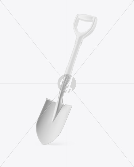 Metallic Shovel W/ Matte Handle Mockup