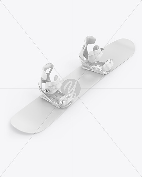 Matte Snowboard Mockup