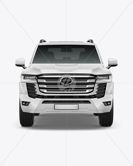 Off-Road SUV Mockup - Front View