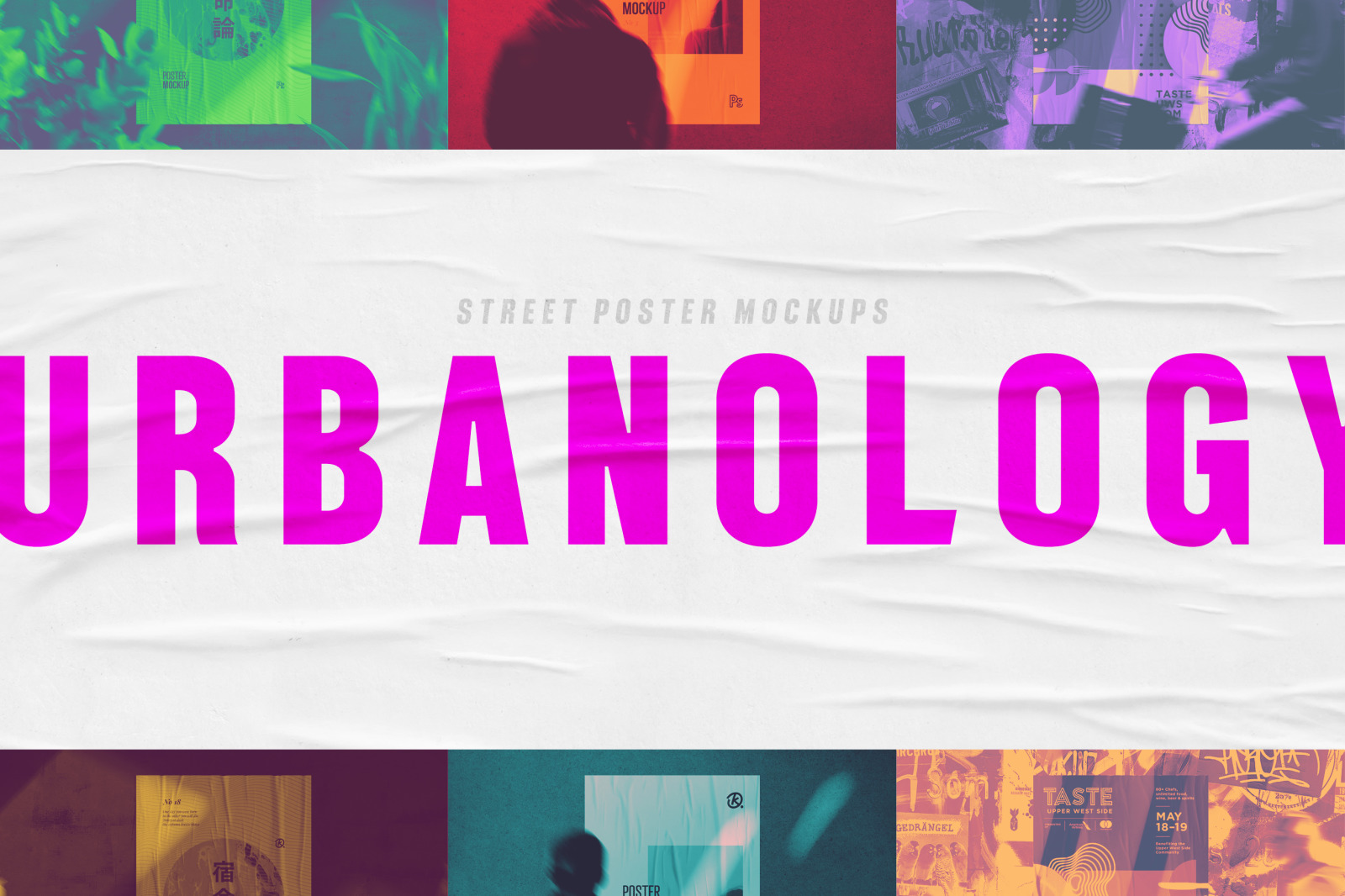Urbanology Street Poster Mockups Urbanology Street Poster Mockups