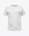 T-Shirt with V-neck Mockup - Front View