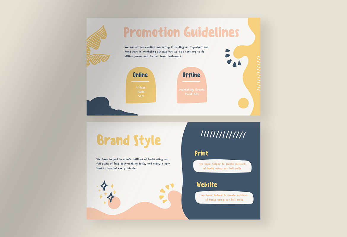 Pastel Playful Brand Guidelines Presentation