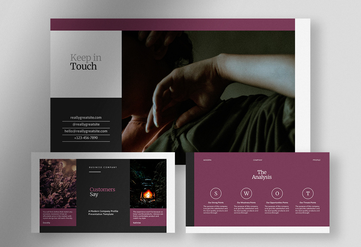 Geotrix - Grape Juice Modern Company Profile Presentation Geotrix - Grape Juice Modern Company Profile Presentation