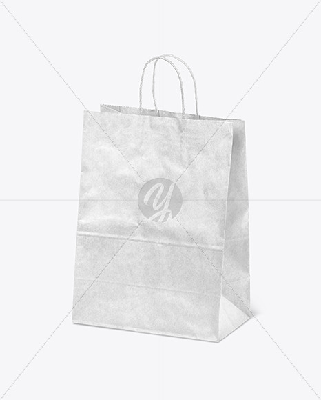 Kraft Paper Shopping Bag Mockup