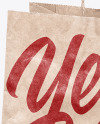 Kraft Paper Shopping Bag Mockup