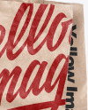 Kraft Paper Shopping Bag Mockup