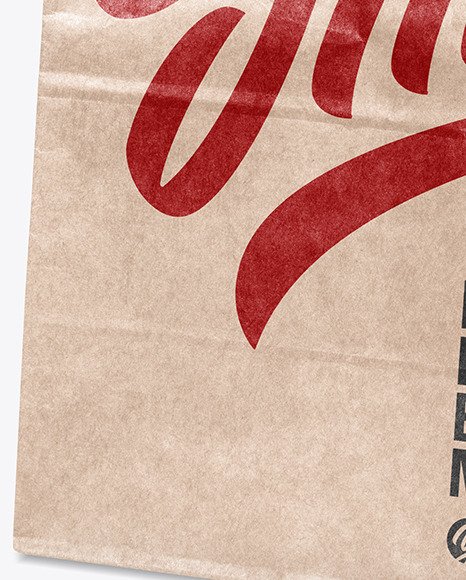 Kraft Paper Shopping Bag Mockup