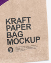 Kraft Paper Shopping Bag Mockup