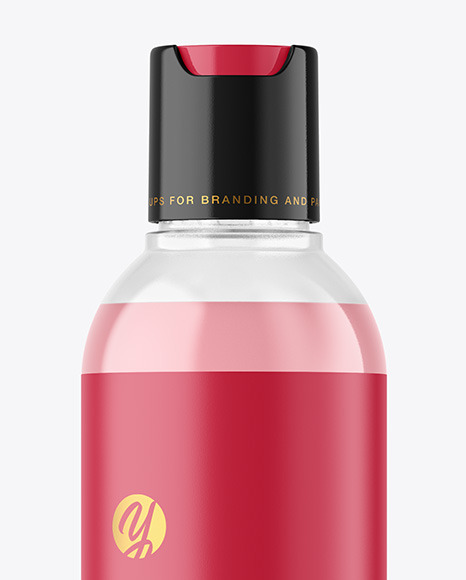 Clear Liquid Soap Cosmetic Bottle Mockup