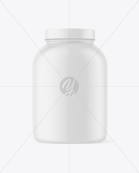 Matte Plastic Jar Mockup