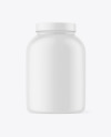 Matte Plastic Jar Mockup