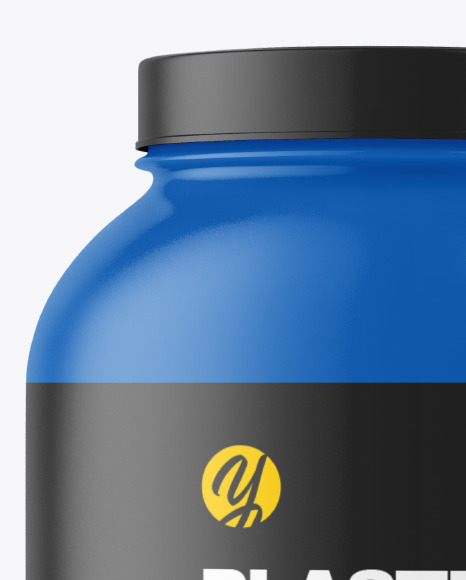 Matte Plastic Jar Mockup