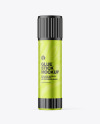 Matte Metallic Glue Stick Mockup