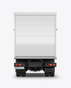 Box Truck Mockup - Back View