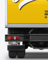 Box Truck Mockup - Back View