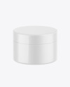 Glossy Cosmetic Jar Mockup