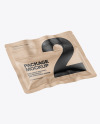 Glossy Kraft Pouch Mockup