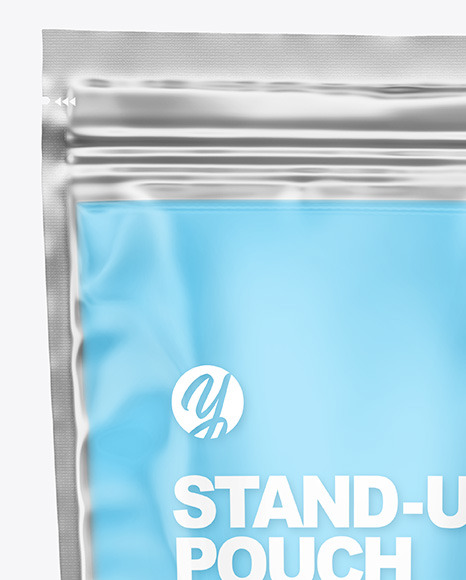 Clear Plastic Pouch w/ Liquid Soap Mockup