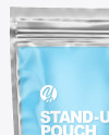 Clear Plastic Pouch w/ Liquid Soap Mockup