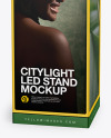 LED Citylight Stand Mockup