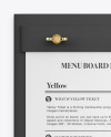 Menu Board Mockup