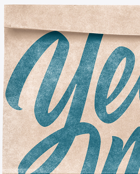 Kraft Paper Shopping Bag Mockup