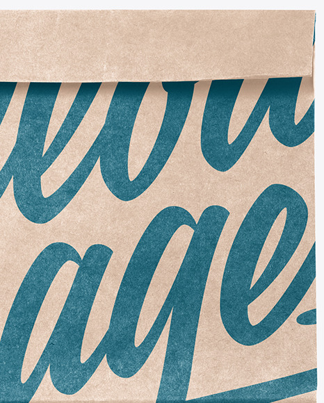 Kraft Paper Shopping Bag Mockup