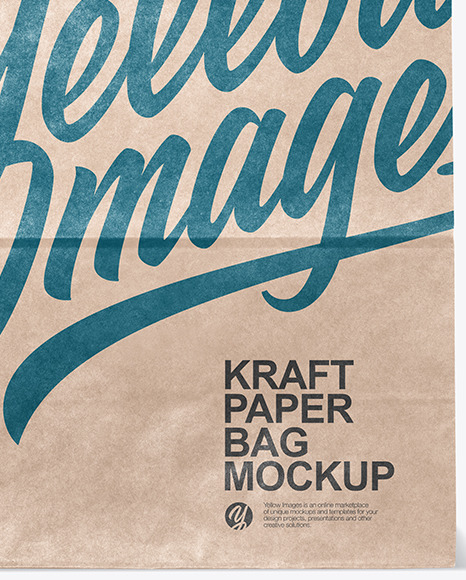 Kraft Paper Shopping Bag Mockup