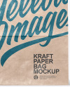 Kraft Paper Shopping Bag Mockup