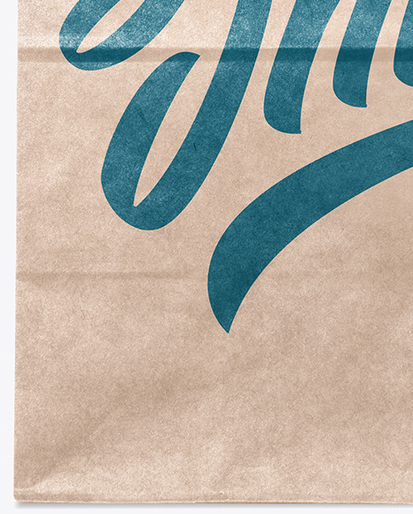 Kraft Paper Shopping Bag Mockup