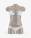 Mannequin with Cotton Lingerie Mockup - Front View