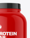 Glossy Protein Jar Mockup