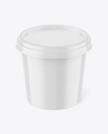 Glossy Plastic Cup Mockup