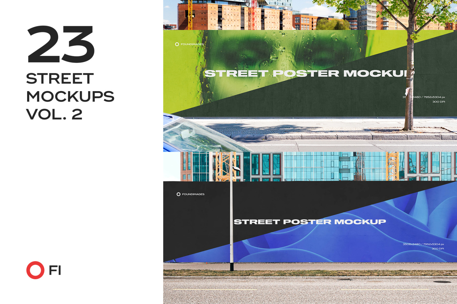 Street mockup template bundle vol.2